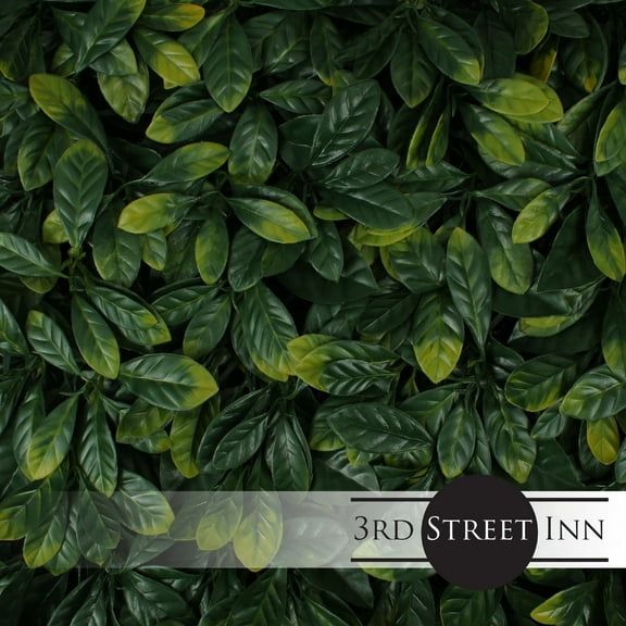 3rd Street Inn Artificial Plant Greenery Panel - Laurel - 12 Pack