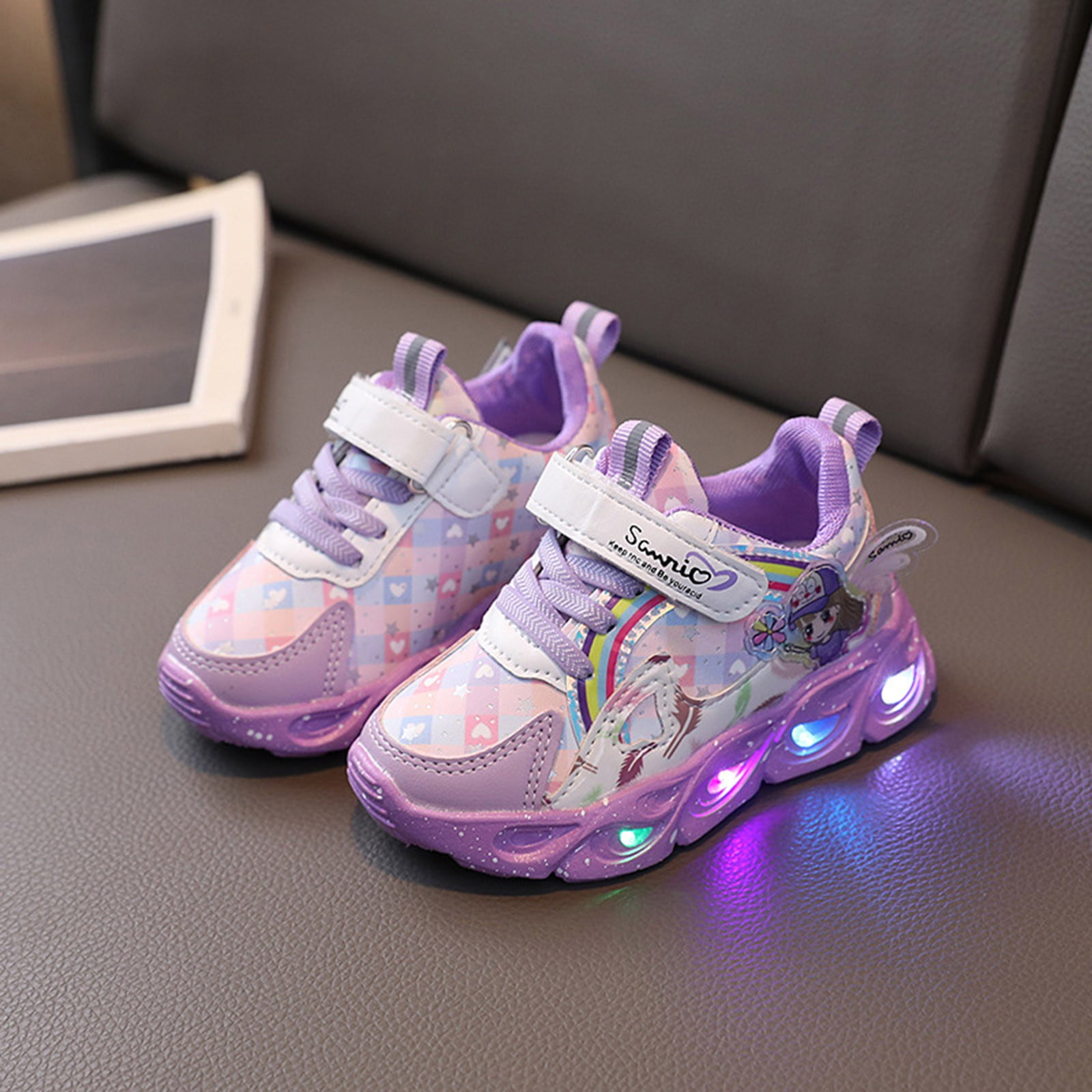 B91xZ Sneakers for Girls Toddler Shoes Children Shoes Light