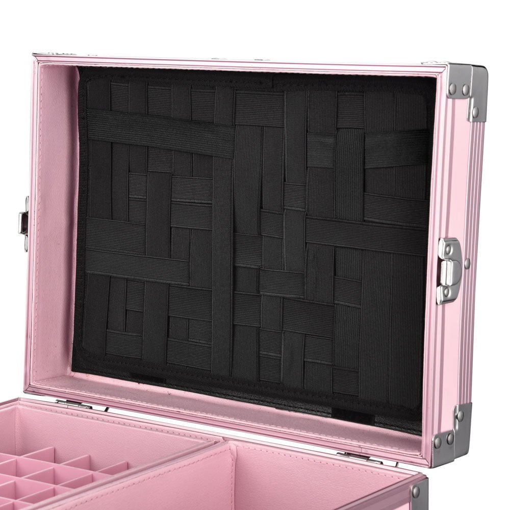Yescom Byootique Nail Table Makeup Station Speaker Drawers Mirror, Charm ForgetMeNot
