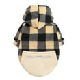 thumbnail image 2 of New Sweet Cute Pet Clothes Plaid Zipper Pocket Weiwang Size Dog Clothes Cat Pet Clothes Autumn And Winter New Supplies Chest Strap, 2 of 8