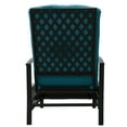 thumbnail image 5 of Kozyard Adjustable Outdoor Patio Reclining Lounge Chair - Comfortable Cushioned Recliner Chair with Strong Extendable Metal Frame for Sunbathing, Reading, Relaxation ( Aqua Blue ), 5 of 7