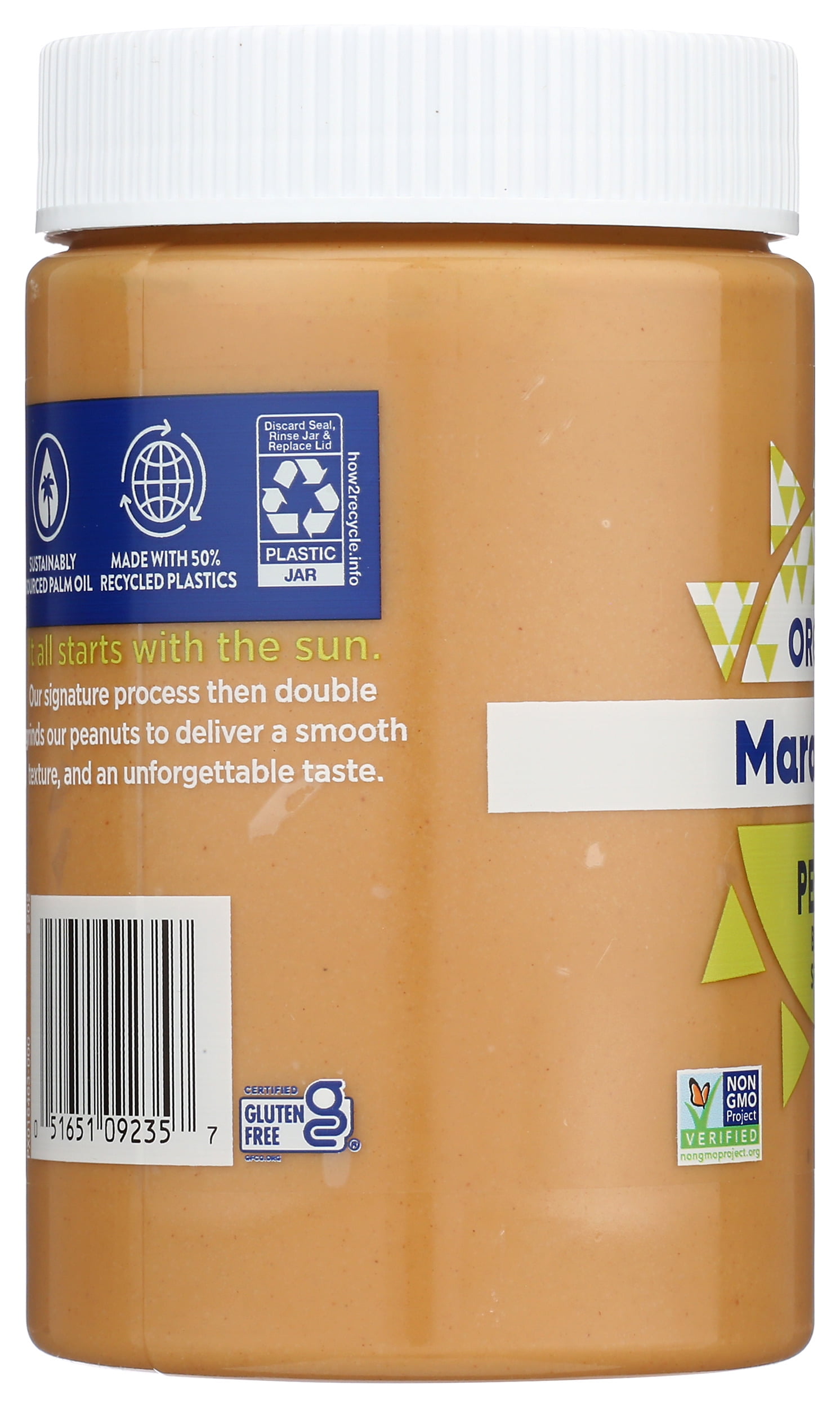 Pack of 6, Maranatha Organic No Stir Creamy Peanut Butter, 16 oz