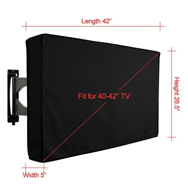 Cubierta de TV para exteriores 40" - 42" Protector de televisión impermeable a prueba de polvo