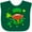 Green, variant on Inktastic Cute Leprechaun for St. Patrick's Day Boys or Girls Baby Bib