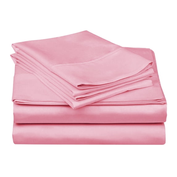 Soft Sheet Set With Deep Pocket, Cotton Rich, 15 Colors Ivory / Twin XL