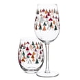 thumbnail image 2 of Set Of 4 Wintry Trees Stemless Goblet, 2 of 2