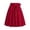 A-Red1492, variant on Wxolcjlv Women's Solid Swing Midi Skirt Tie Bow Waist Office Dating Midi Skirts