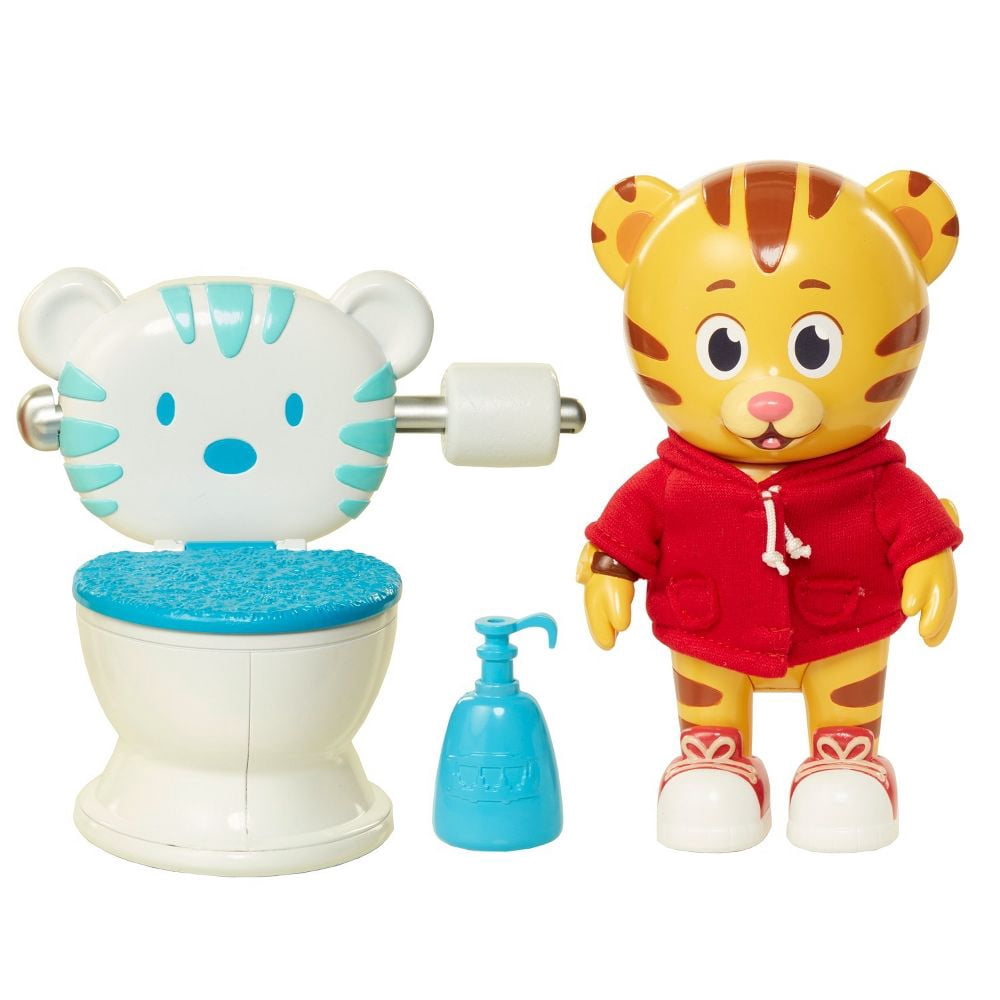 Daniel Tigers Neighborhood Potty Time Daniel 5 Piece Playset with Music and Sounds