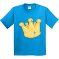 thumbnail image 3 of Inktastic Gold Crown Youth T-Shirt, 3 of 5