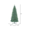 thumbnail image 3 of Vickerman 7.5' Oregon Fir Slim Artificial Christmas Tree, Multi-Colored LED Lights, 3 of 4