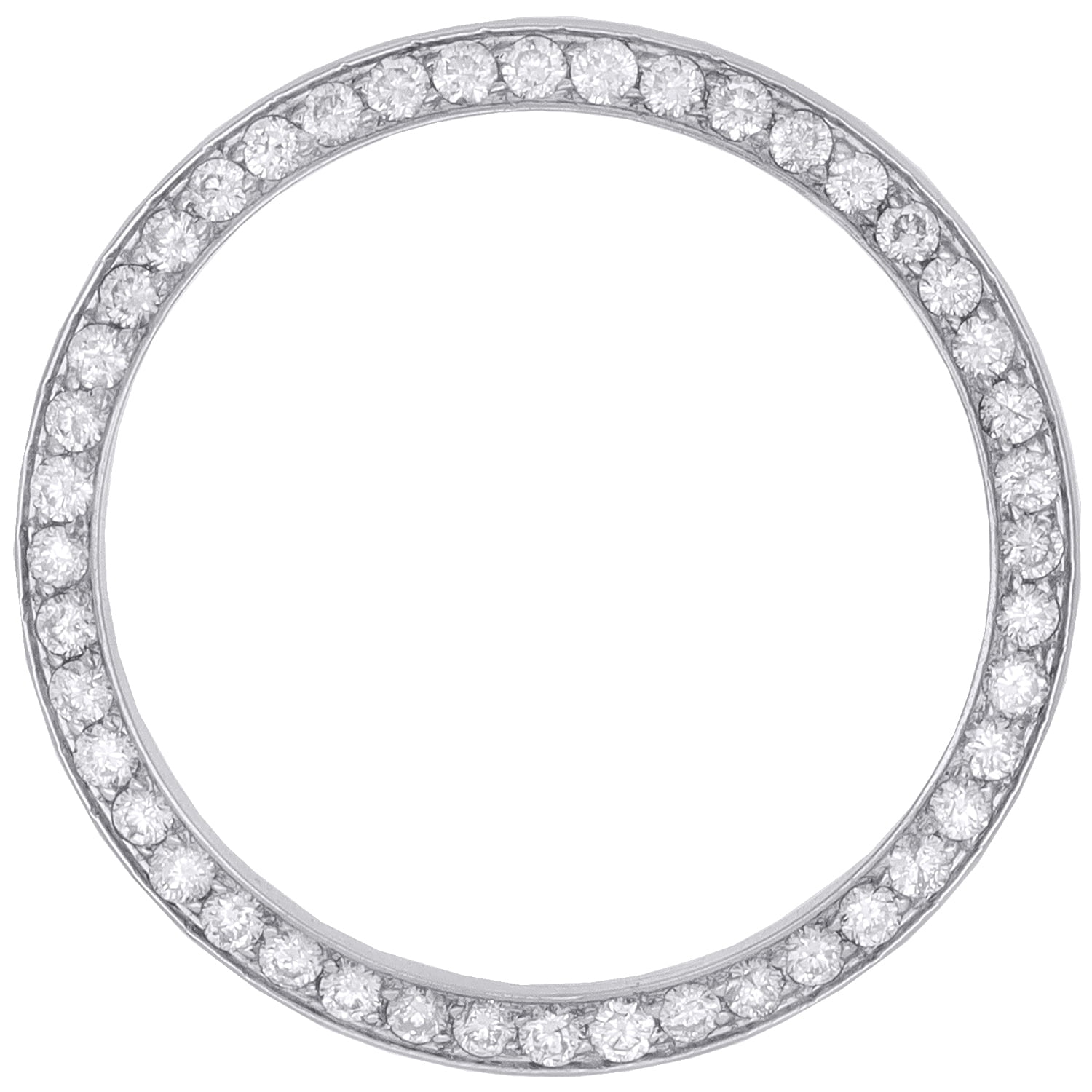 Jewelry for Less Rolex Datejust Custom Diamond Bezel to Fit 36mm Watches Only Round Cut 1.90 Ct.
