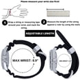 thumbnail image 4 of 18MM Silicone Replacement Watch Band for Men/Women Sport Watch Black, 4 of 6