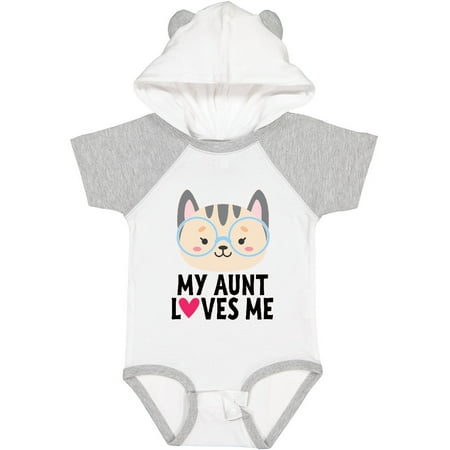 

Inktastic My Aunt Loves Me Niece Cat Gift Baby Girl Bodysuit
