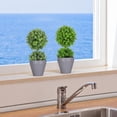 thumbnail image 3 of Realistic Artificial Potted Plants Dense Small Leaf Greenery Indoor Outdoor Decor for Home Office Garden Decoration Perfect Lifelike Green Plant Solution for Any Space Style A, 3 of 7