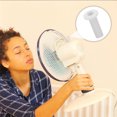 thumbnail image 1 of GARVALON Down Rods For Ceiling Fan 4Pcs White Plastic Adjustable Head General Users Office Use, 1 of 8