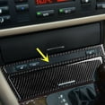 thumbnail image 5 of 2x Carbon Fiber Car Interior Central Cover Frame Trim for 3 Series E46 98-05, 5 of 7