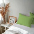 thumbnail image 5 of Abstract Solid Color Outdoor Pillow Covers Pack of 2 Simple Avocado Green Low Saturation Waterproof Throw Pillow Covers Decorative Cushion Cases for Patio Garden Tent Balcony Couch 20x12 inch, 5 of 8