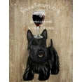 thumbnail image 2 of Fab Funky 12x14 Gold Ornate Wood Framed with Double Matting Museum Art Print Titled - Dog Au Vin, Scottish Terrier, 2 of 4