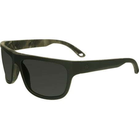 Spy Men's Polarized Angler 673237667832 Green Camo Rectangle Sunglasses