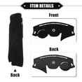 thumbnail image 5 of Unique Bargains Car Dashboard Cover Compatible for Hyundai Veloster 2012-2017 Protective Polyester, Black, 5 of 7