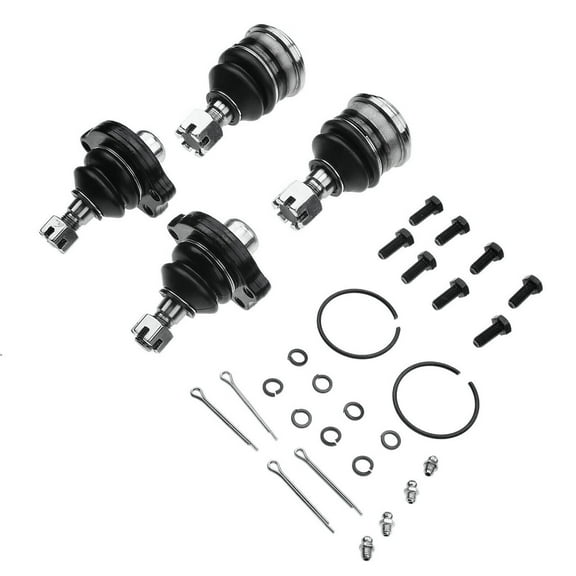 A-Premium 4 x Front Upper & Lower Ball Joints Kit Compatible with Nissan D21 1986-1994 Pickup 1995-1997 RWD # K9609 K9022