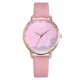 thumbnail image 1 of Reloj de pulsera de cuarzo con esfera de aleación tachonada de diamantes de imitación simples para mujer de moda de ocio (rosa), 1 of 4