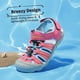 thumbnail image 3 of Sandalia DREAM PAIRS Deportiva para Niños Talla 12 Fucsia, 3 of 7