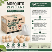 MosquitoRepellent for Patio - MosquitoRepellent Indoor & Outdoor Protection - Mosquito Deterrent for Yard - Mosquito Control for Rooms, Keep Mosquitos Away for Camping - 36 Balls