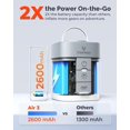 thumbnail image 4 of AIR 3 Air Pump for Inflatables with 2600 mAh Battery & Camping Light, Ultra-Fast and Mini Electric Air Pump, Inflate Deflate for Air Mattress, Pool Floats, Vacuum Storage Bags, 4 of 6