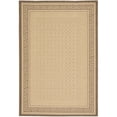 thumbnail image 1 of Safavieh Courtyard 5'3" X 7'7" Power Loomed Rug in Natural and Brown, 1 of 3