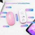 thumbnail image 4 of Ratón Bluetooth Inalámbrico AZTZATZ Recargable 500mAh Rosa, 4 of 8
