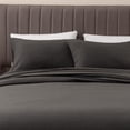 thumbnail image 5 of Linery & Co. Premium Super Soft Extra Plush Fleece Sheet Set Charcoal Twin, 5 of 5