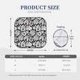 thumbnail image 3 of Fotbe Tropical Leaves 2-Piece Car Windshield Sun Shade | Sun Blocker for Car Windshield | Foldable Automotive Interior Accessories for Sun Protection-Large, 3 of 6