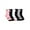 Pink, variant on Messi Men's 6-Pack Crew Socks, Sock Size 10-13