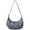 Silver-3, variant on Cute Llama Face Crescent Crossbody Bag for Women Mens , Adorable Alpaca Kawaii Cartoon Pattern Shoulder Bag, Funny Llama Design with Adjustable Strap