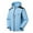 Sky Blue, variant on Honeeladyy Jackets for Women Waterproof Lightweight Raincoat, Hooded Windbreaker for Outdoor Hiking Travel