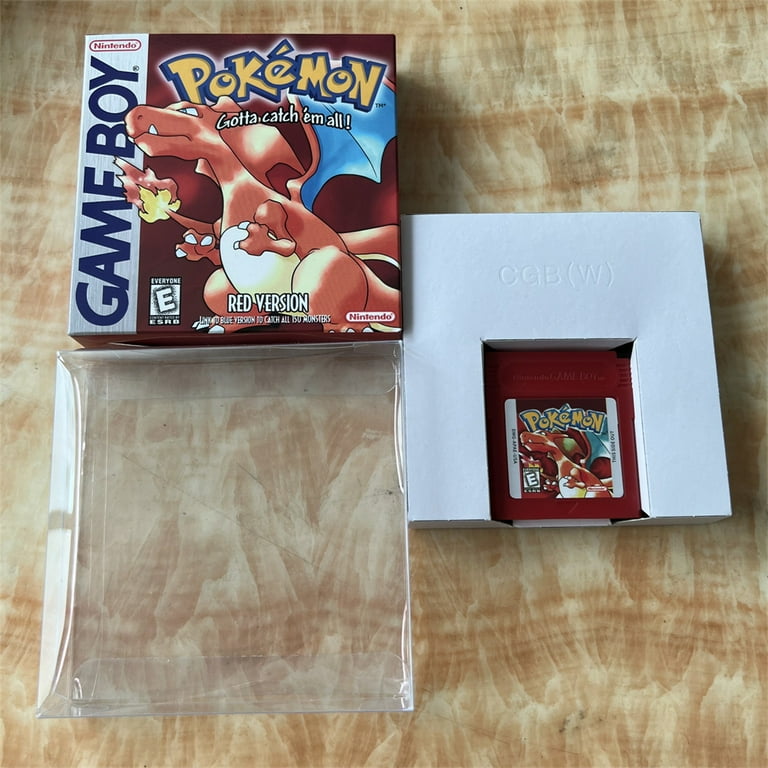 Pokemon Red Version - Game Boy - Game Cartridge and Box US Version