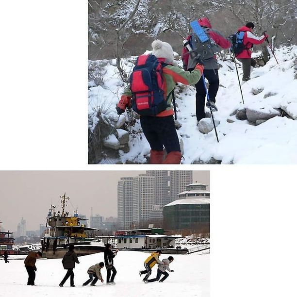 Crampones, calas de hielo Agarres de hielo Calabazas de tracción en forma de calabaza Pinzas antideslizantes Clavos de goma para zapatos 5 tacos de acero Crampones para actividades al aire libre S 1