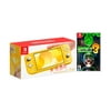 Nintendo Switch Lite Yellow Bundle with Luigi's Mansion 3 NS Game Disc and Mytrix Microfiber Cleaning Cloth - 2019 New Game!