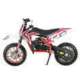 thumbnail image 2 of 49cc 2-Stroke Kids Dirt Bike, Gas Power Motocross, Off Road Mini Motorcycle, Pocket Motorbike with Front Rear Disc Brakes, Racing Max Speed 30KM/H (Red), 2 of 8