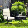 thumbnail image 4 of BPS Outdoor Chair Cushions for Patio Furniture, 20x20x4.1 Inch Water-resistant & Fade-Resistant, Set of 4, Pale Yellow, 4 of 8