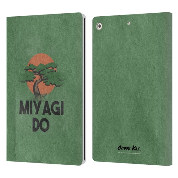 Head Case Designs Officially Licensed Cobra Kai Season 4 Key Art Team Miyagi Do Leather Book Wallet Case Cover Compatible with Apple iPad 10.2 2019/2020/2021