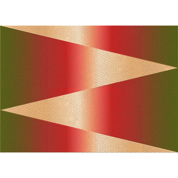Ahgly Company Indoor Rectangle Patterned Bronze Brown Area Rugs, 6' x 9'