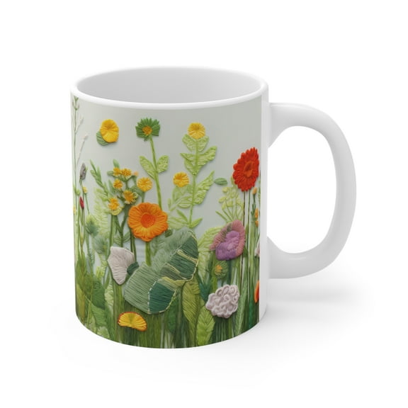 Gulf Coast Online Cute Spring Mug for Mom 11oz Ceramic Coffee Tea Cup Gift