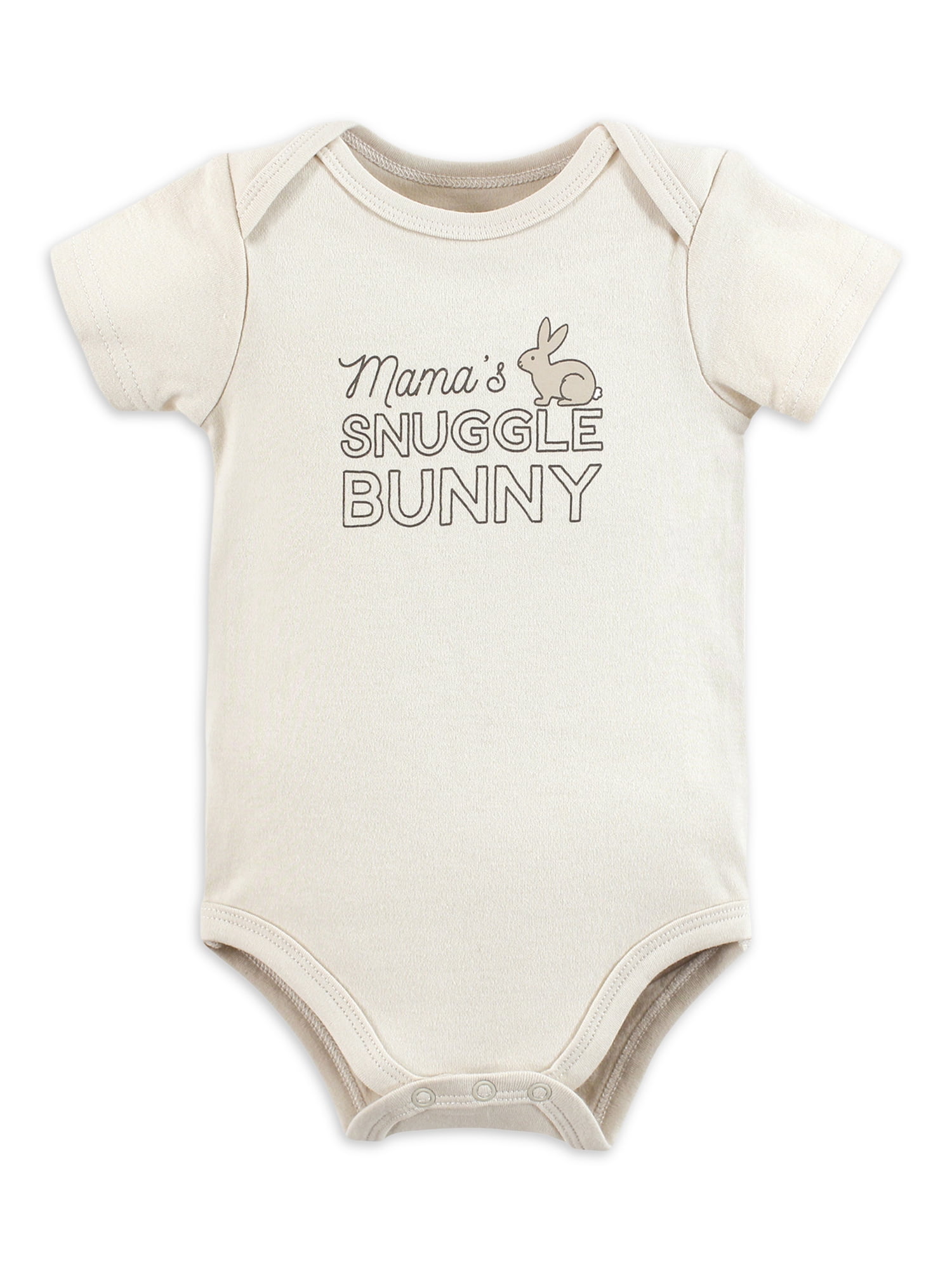 Hudson Baby Unisex Bodysuit 3pk, Neutral Honey Bunny, 18-24 Months