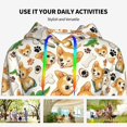 thumbnail image 4 of Wukai Cute Puppy Print Womens Hoodies Fleece Sweatshirts Long Sleeve Sweaters Pullover Fall Outfits Winter Clothes-Small, 4 of 7