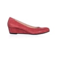 thumbnail image 4 of Womens French Sole Gumdrop Wedge Pumps, Red, 9.5 US, 4 of 5