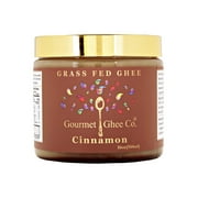 Cinnamon Ghee By The Gourmet Ghee Company, Grass Fed Ghee 16 Ounce, Keto, NON GMO, Lactose & Casein Free -All Natural Ingredients.