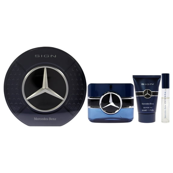 Mercedes-Benz Sign, Cologne and Shower Gel, 3 pc Mens Cologne Gift Set