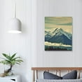 thumbnail image 3 of Nawypu  - Framed Canvas Wall Art - New Zealand Scenic Mountain Landscape Shot at Mount Cook National Park. - Modern Home Art Stretched and Framed Canvas Ready to Hang - 16x20 inch, 3 of 4